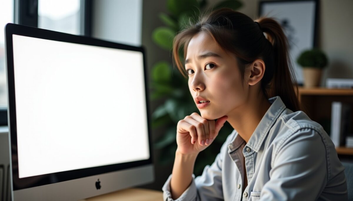 Écran blanc sur votre ordinateur : causes possibles et solutions à envisager